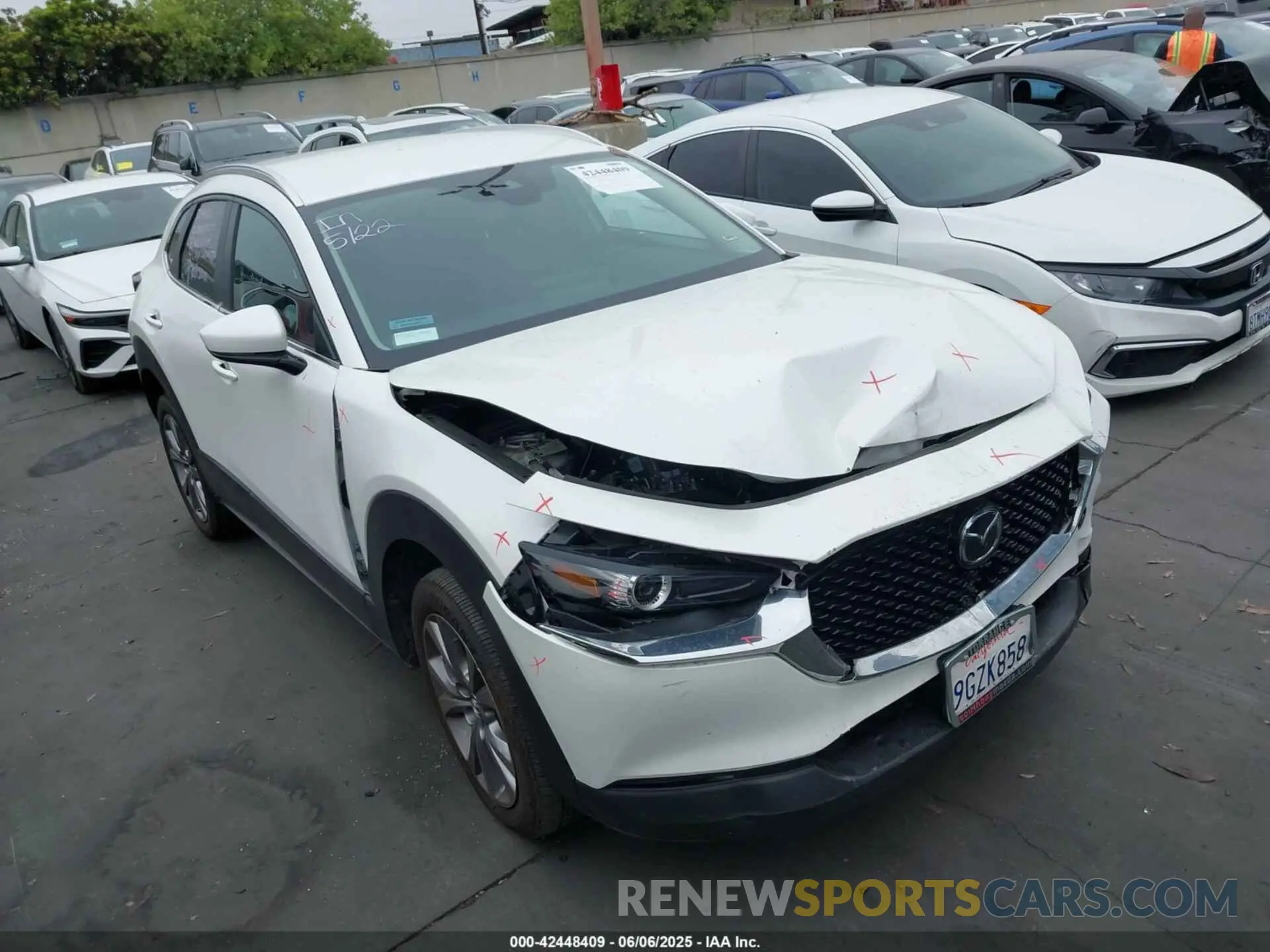 1 Photograph of a damaged car 3MVDMBCM2PM562939 MAZDA CX-30 2023