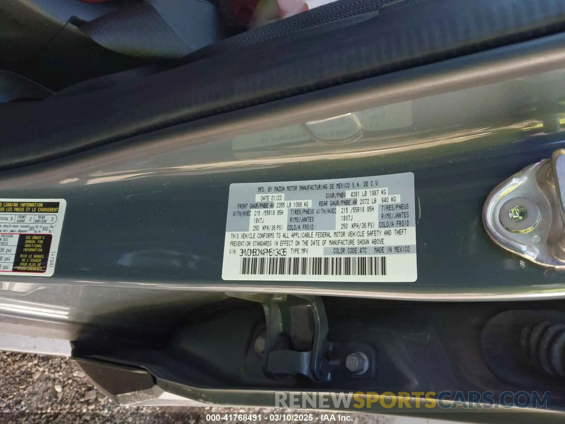 9 Photograph of a damaged car 3MVDMBCM4PM513435 MAZDA CX-30 2023