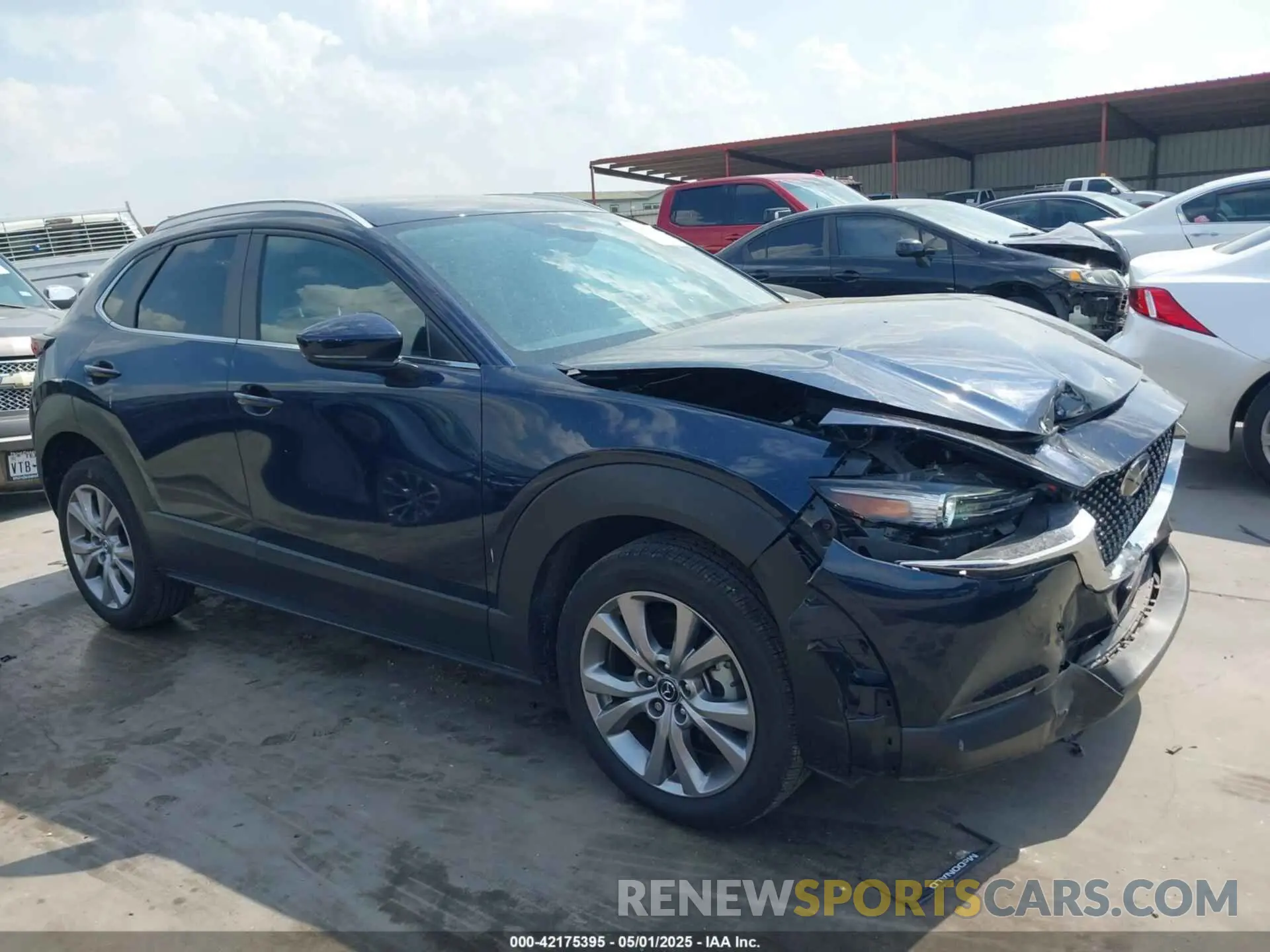 1 Photograph of a damaged car 3MVDMBCM4PM542160 MAZDA CX-30 2023