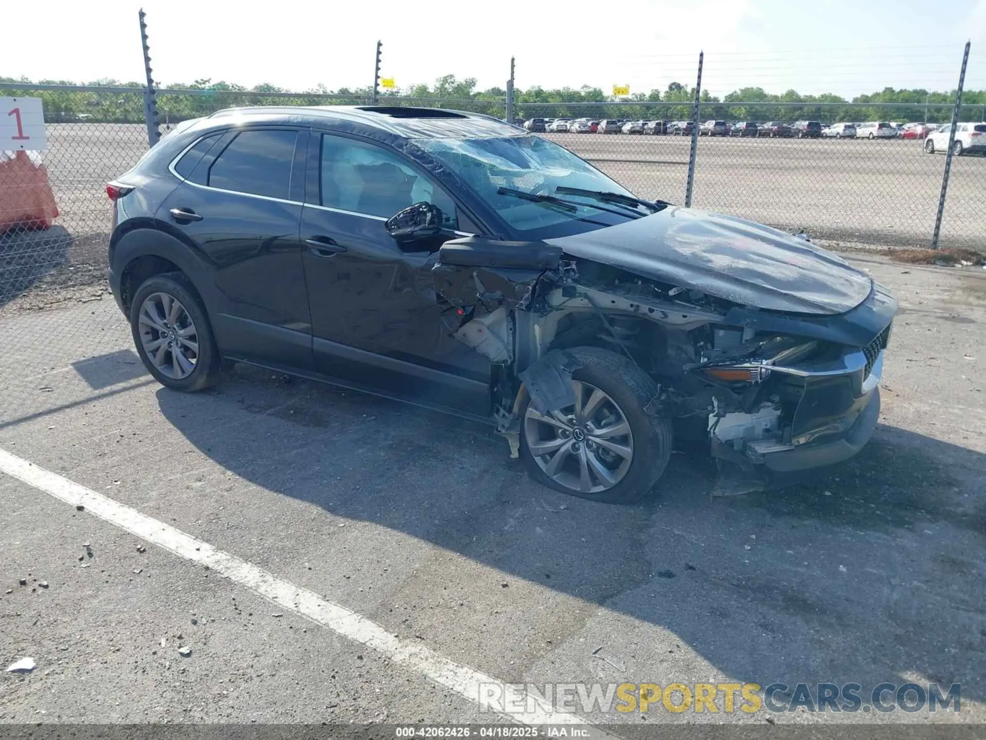 1 Photograph of a damaged car 3MVDMBDM1PM528036 MAZDA CX-30 2023