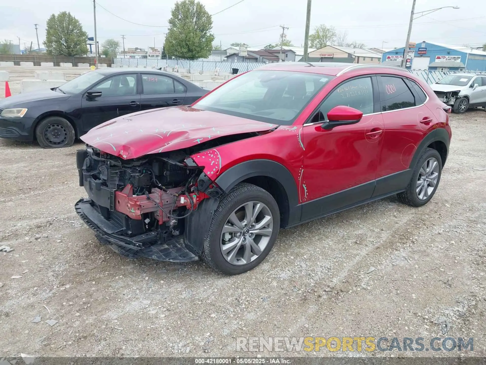 2 Photograph of a damaged car 3MVDMBDM3PM511402 MAZDA CX-30 2023