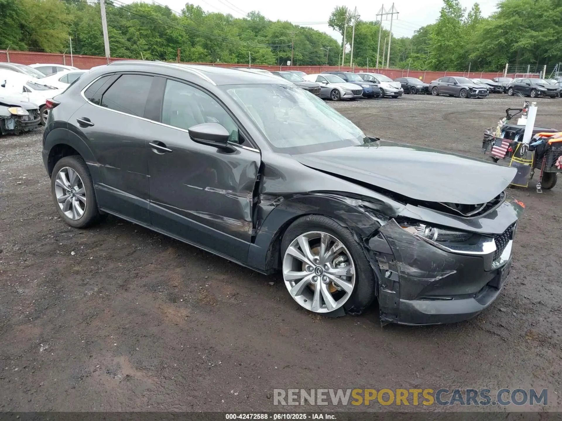 1 Photograph of a damaged car 3MVDMBDM9PM570034 MAZDA CX-30 2023