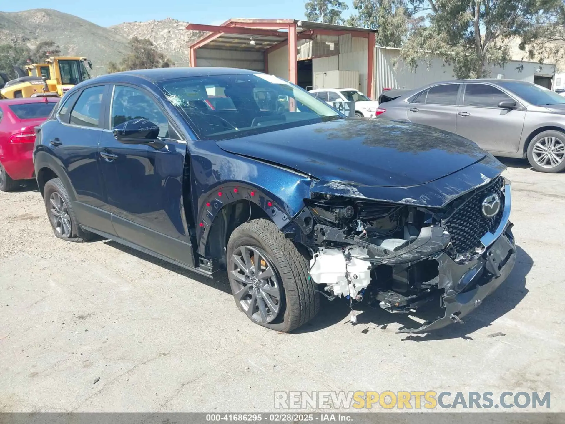 1 Photograph of a damaged car 3MVDMBAM8RM646401 MAZDA CX-30 2024