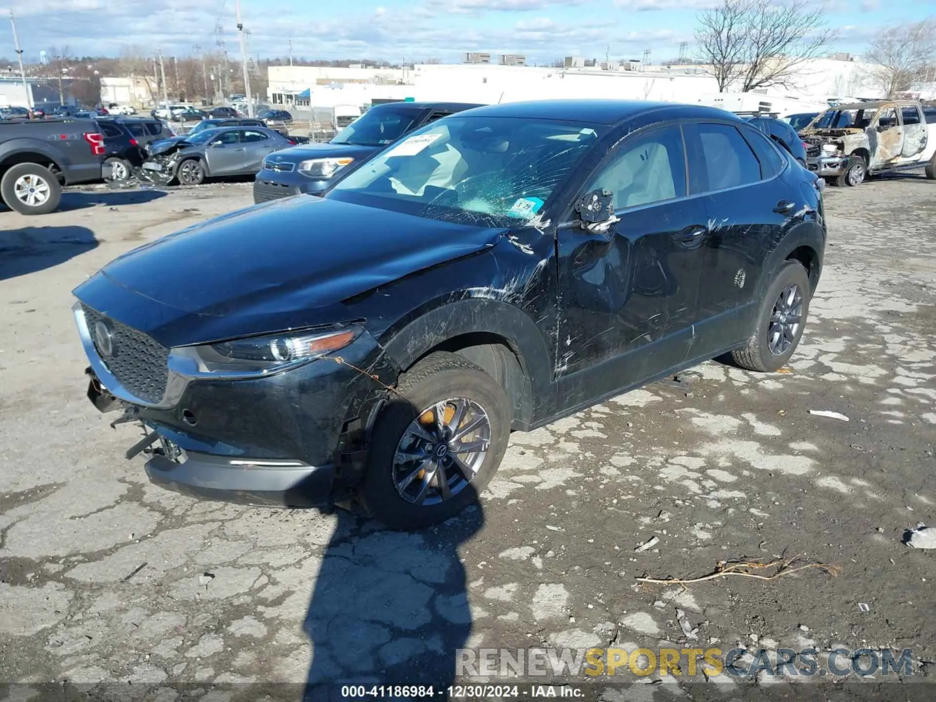 2 Photograph of a damaged car 3MVDMBAM9RM633690 MAZDA CX-30 2024