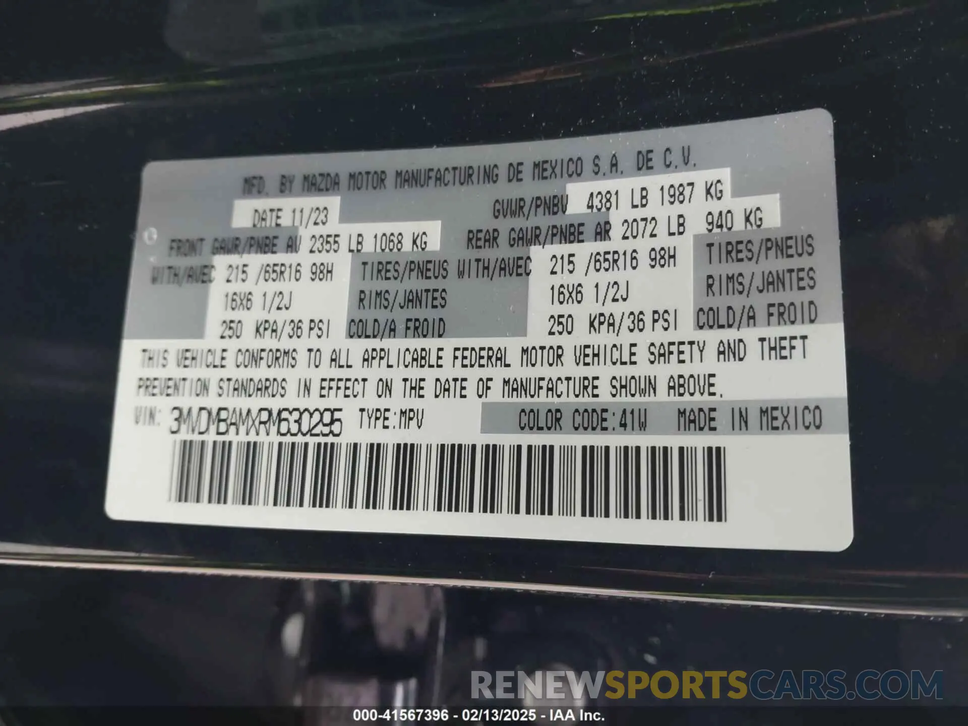9 Photograph of a damaged car 3MVDMBAMXRM630295 MAZDA CX-30 2024