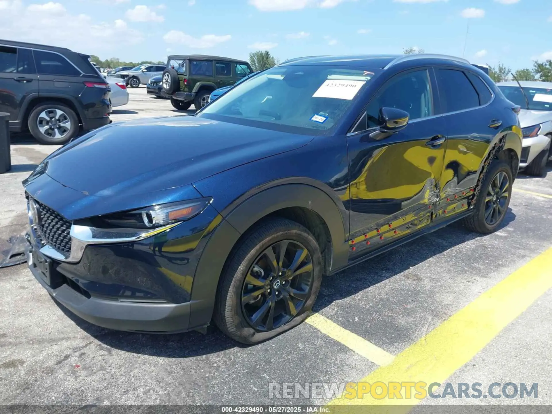 2 Photograph of a damaged car 3MVDMBBM0RM697731 MAZDA CX-30 2024