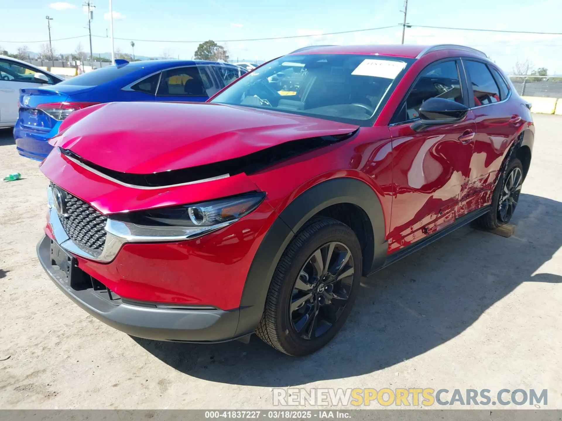 2 Photograph of a damaged car 3MVDMBBM0RM707223 MAZDA CX-30 2024