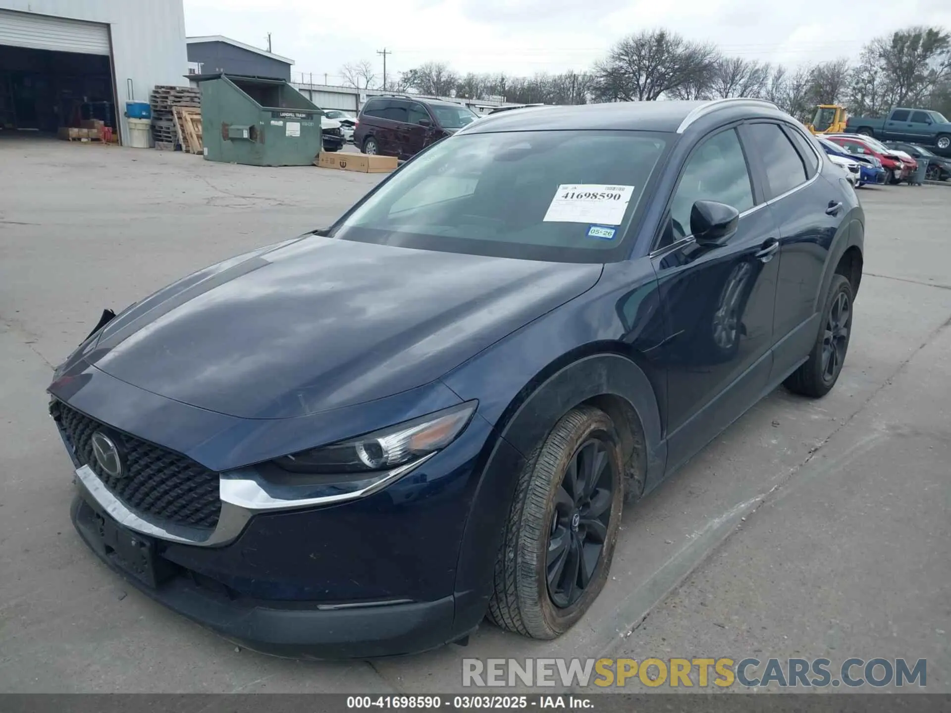 2 Photograph of a damaged car 3MVDMBBM1RM697611 MAZDA CX-30 2024