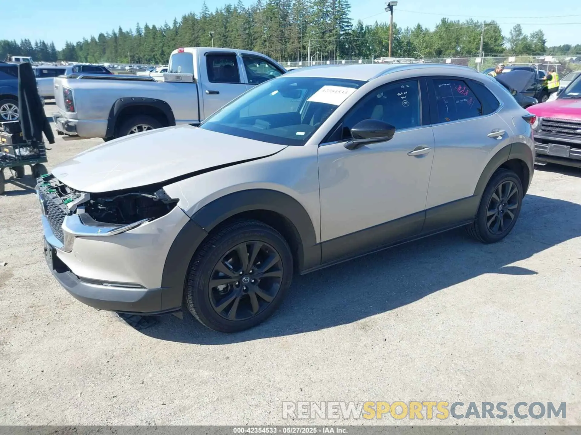 2 Photograph of a damaged car 3MVDMBBM2RM647154 MAZDA CX-30 2024