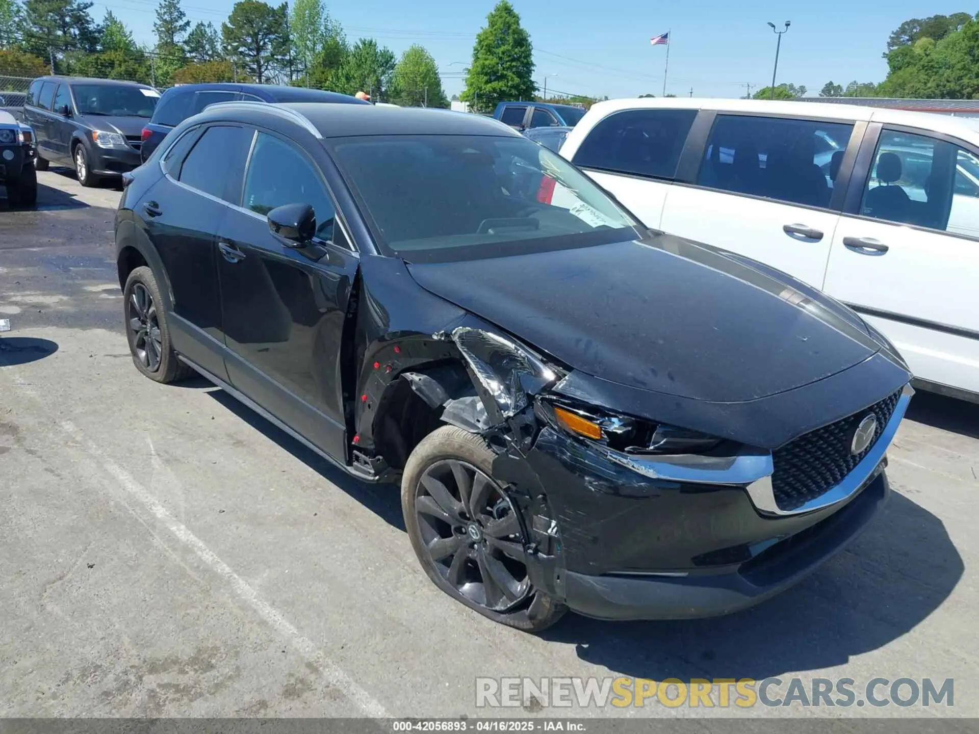 1 Photograph of a damaged car 3MVDMBBM2RM694278 MAZDA CX-30 2024
