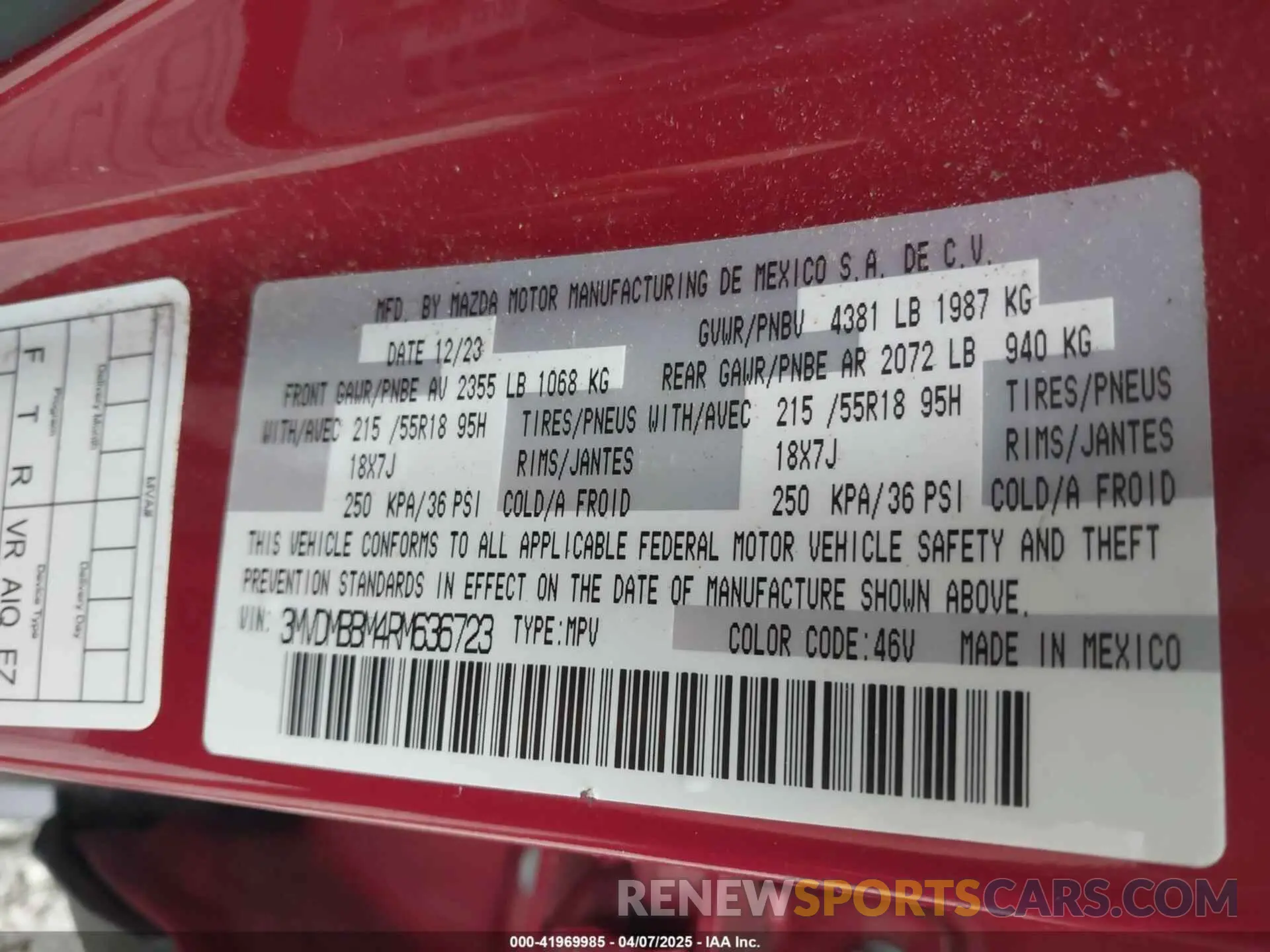 9 Photograph of a damaged car 3MVDMBBM4RM636723 MAZDA CX-30 2024