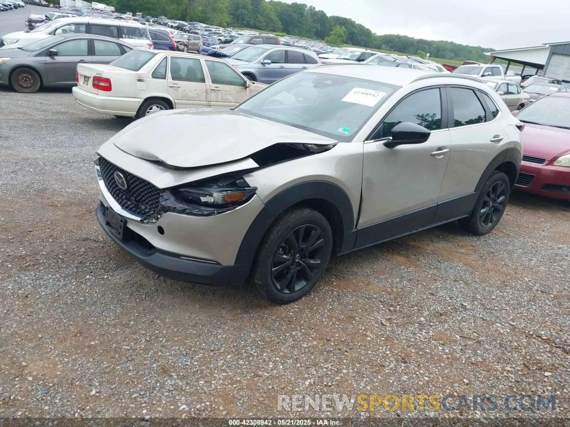 2 Photograph of a damaged car 3MVDMBBM6RM618305 MAZDA CX-30 2024