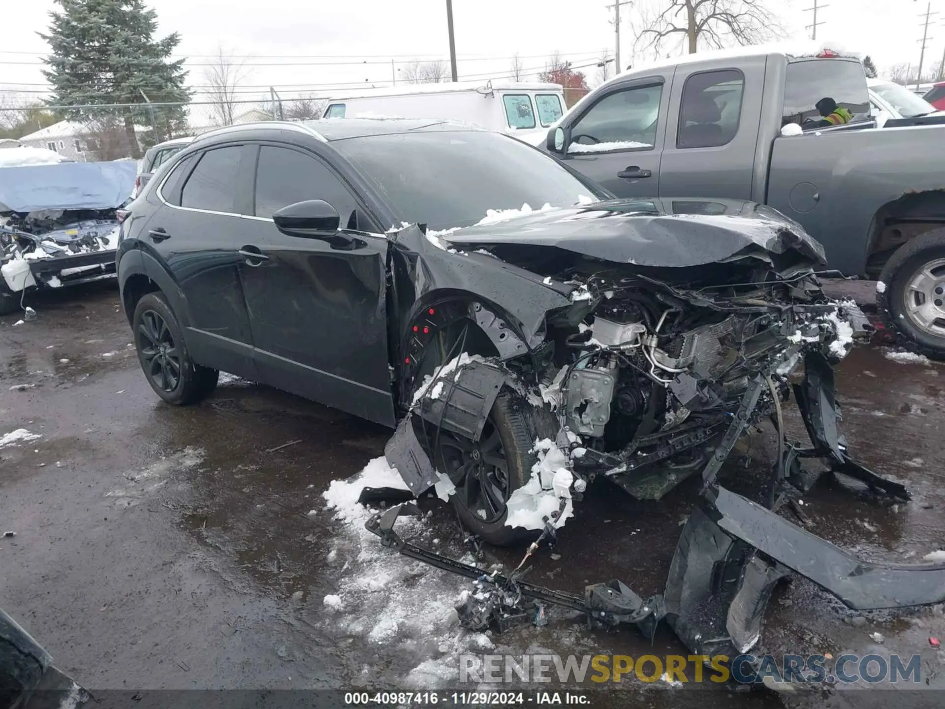 1 Photograph of a damaged car 3MVDMBBM7RM637249 MAZDA CX-30 2024