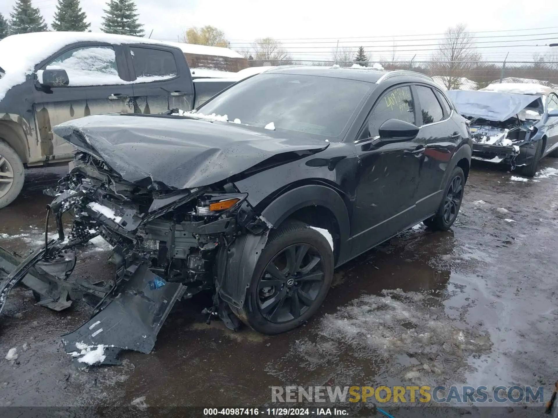 2 Photograph of a damaged car 3MVDMBBM7RM637249 MAZDA CX-30 2024