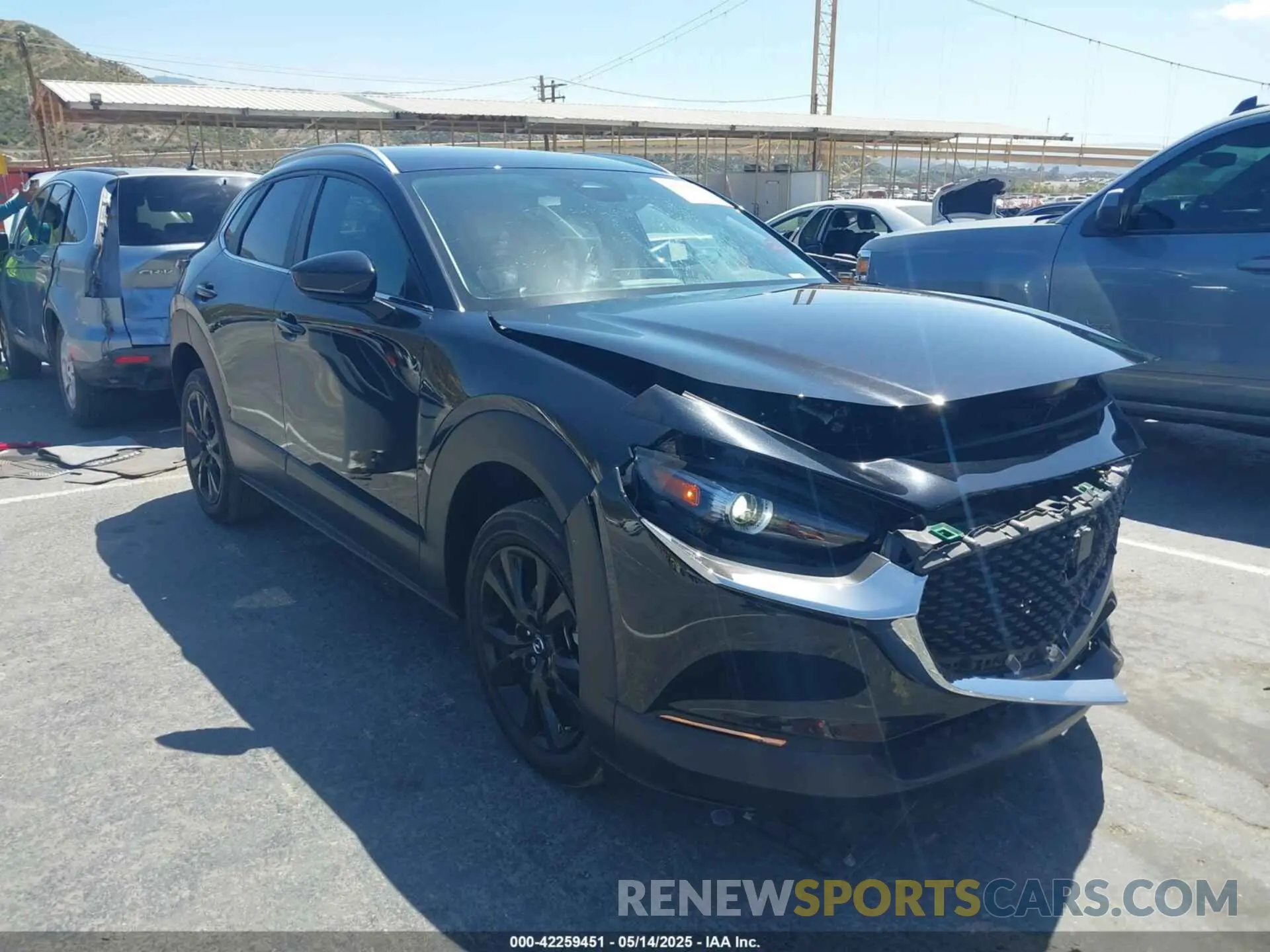 1 Photograph of a damaged car 3MVDMBBM9RM706894 MAZDA CX-30 2024