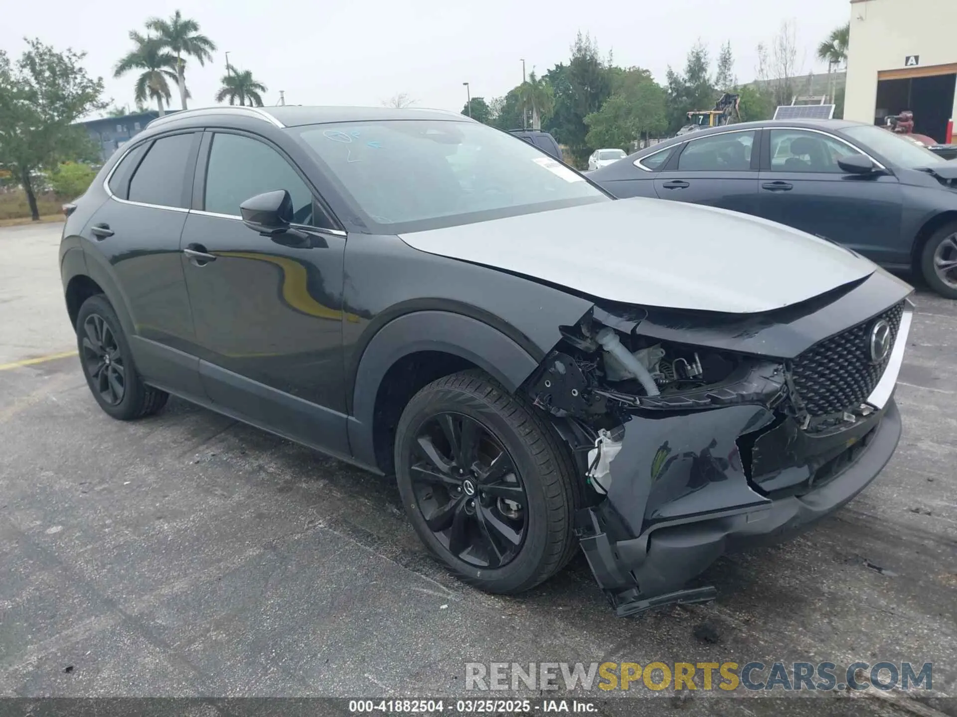 1 Photograph of a damaged car 3MVDMBBMXRM695310 MAZDA CX-30 2024