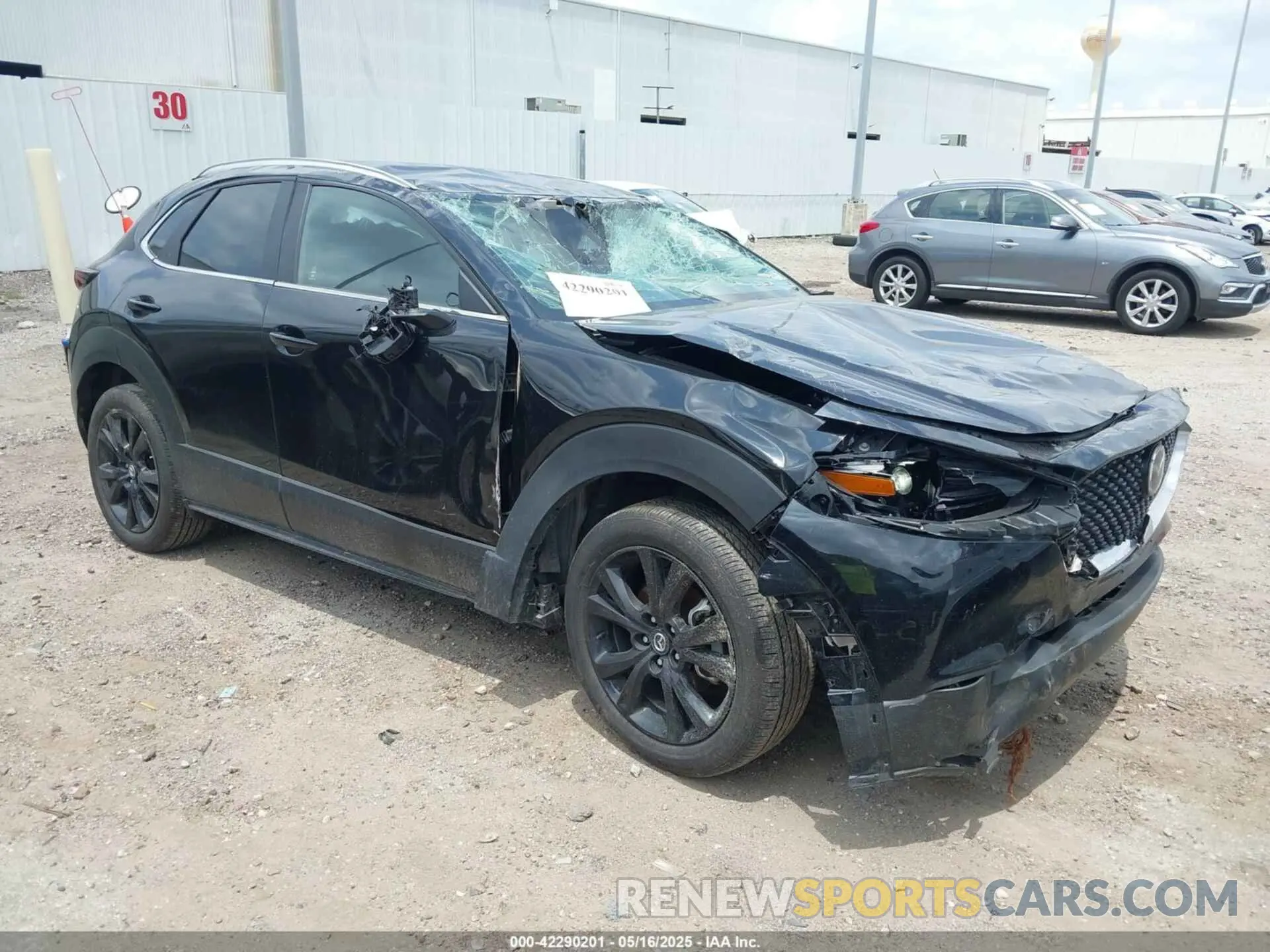 1 Photograph of a damaged car 3MVDMBBMXRM697784 MAZDA CX-30 2024