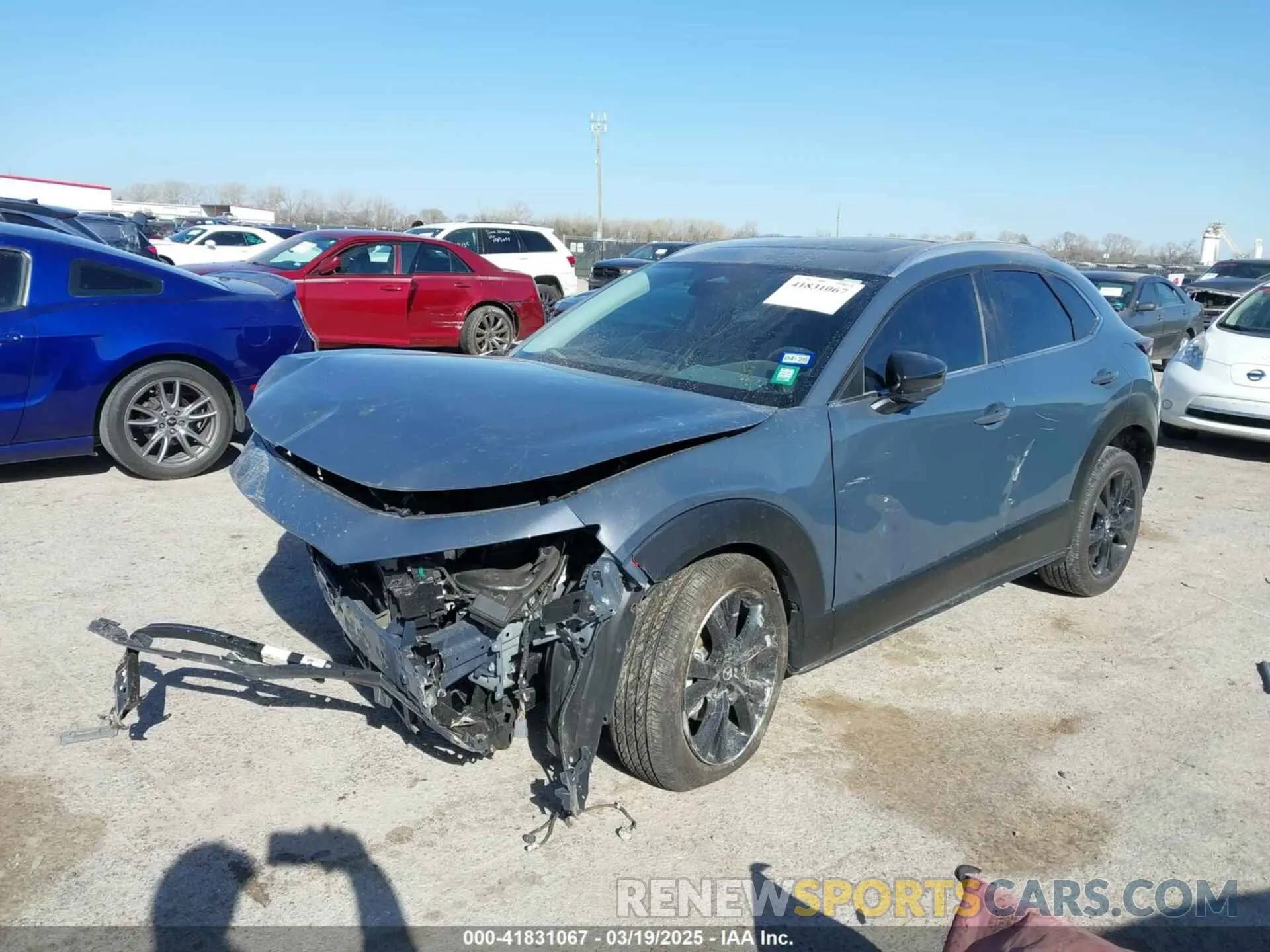 2 Photograph of a damaged car 3MVDMBCM3RM646304 MAZDA CX-30 2024