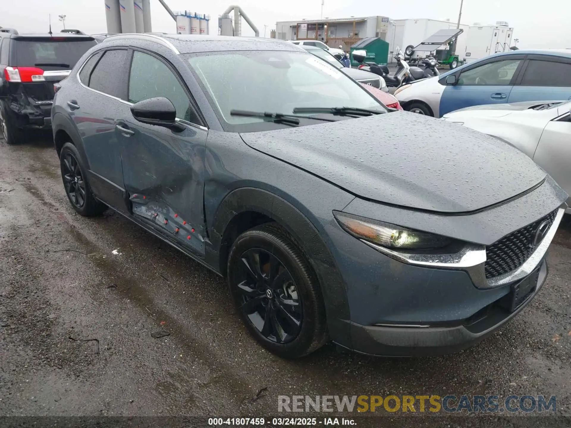 1 Photograph of a damaged car 3MVDMBCM7RM606050 MAZDA CX-30 2024