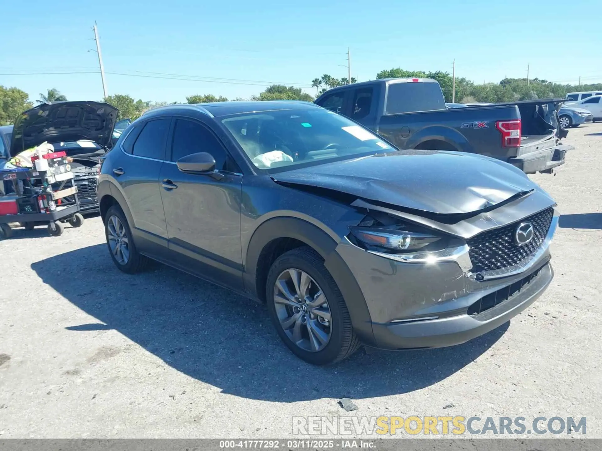 1 Photograph of a damaged car 3MVDMBCM7RM680214 MAZDA CX-30 2024