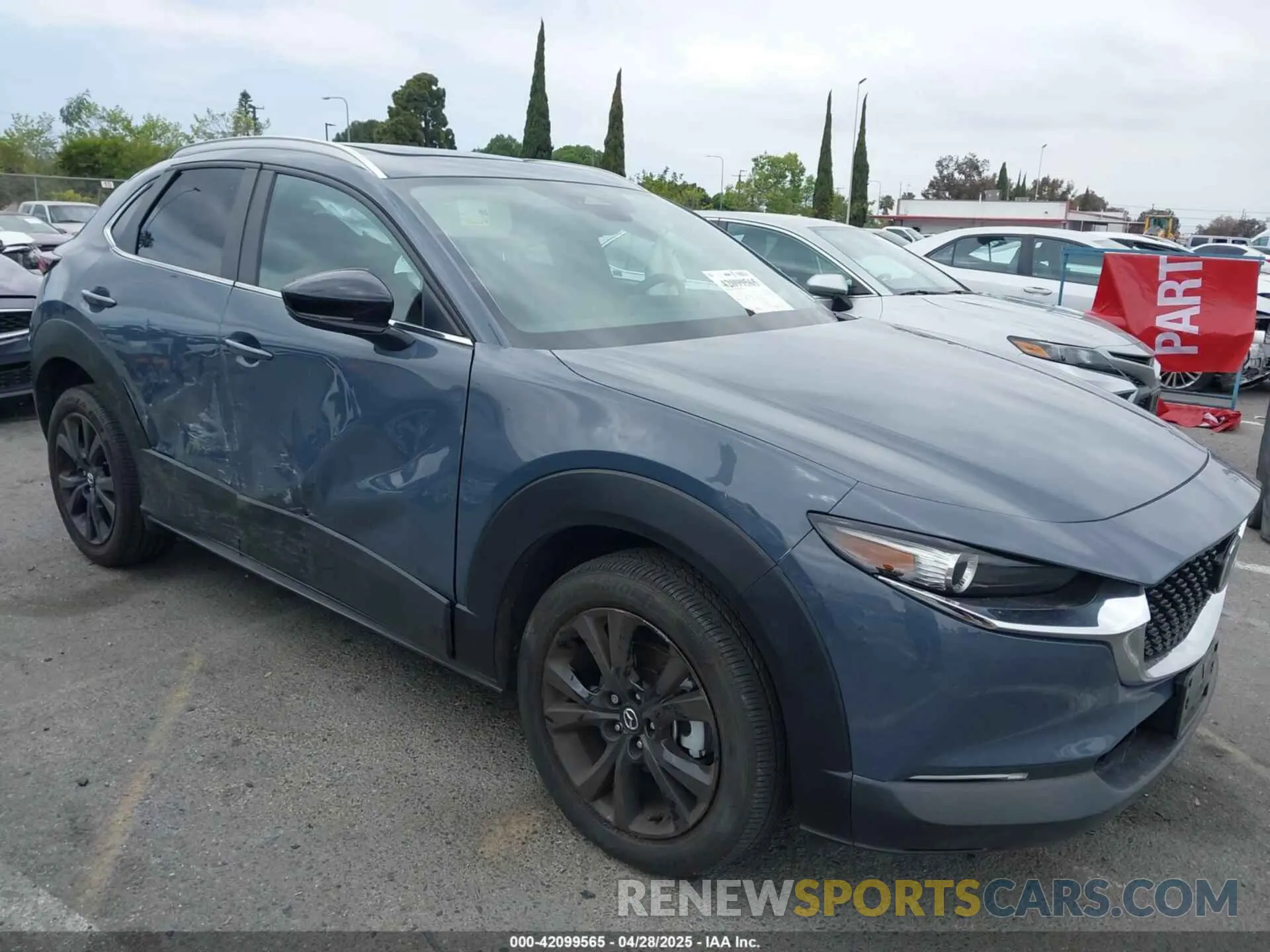 1 Photograph of a damaged car 3MVDMBCM9RM635307 MAZDA CX-30 2024