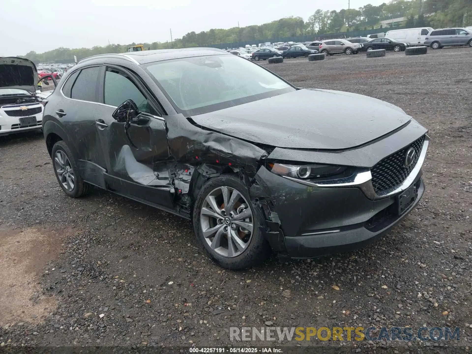 1 Photograph of a damaged car 3MVDMBCM9RM671885 MAZDA CX-30 2024
