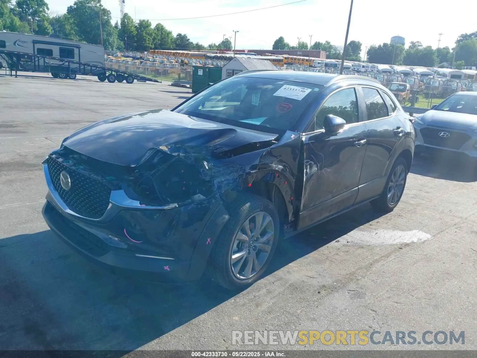 2 Photograph of a damaged car 3MVDMBCM9RM704321 MAZDA CX-30 2024
