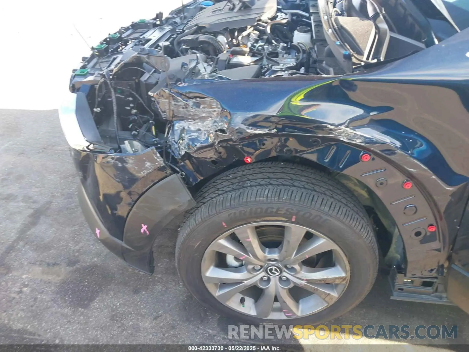 6 Photograph of a damaged car 3MVDMBCM9RM704321 MAZDA CX-30 2024