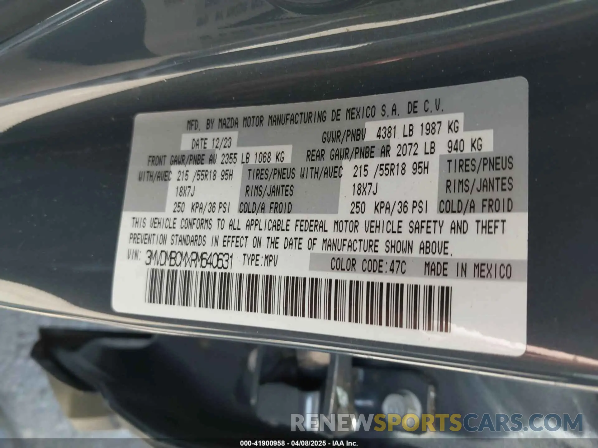 9 Photograph of a damaged car 3MVDMBCMXRM640631 MAZDA CX-30 2024