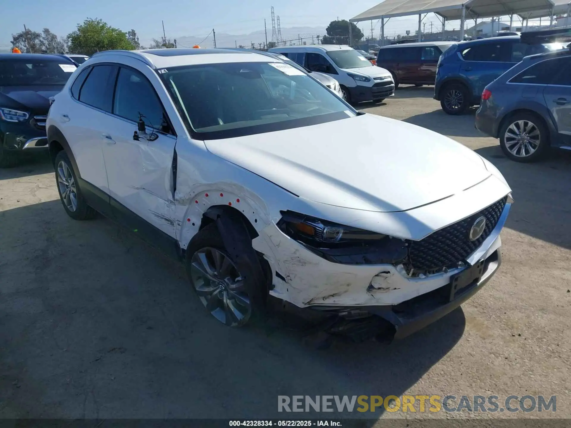 1 Photograph of a damaged car 3MVDMBDM4RM616159 MAZDA CX-30 2024