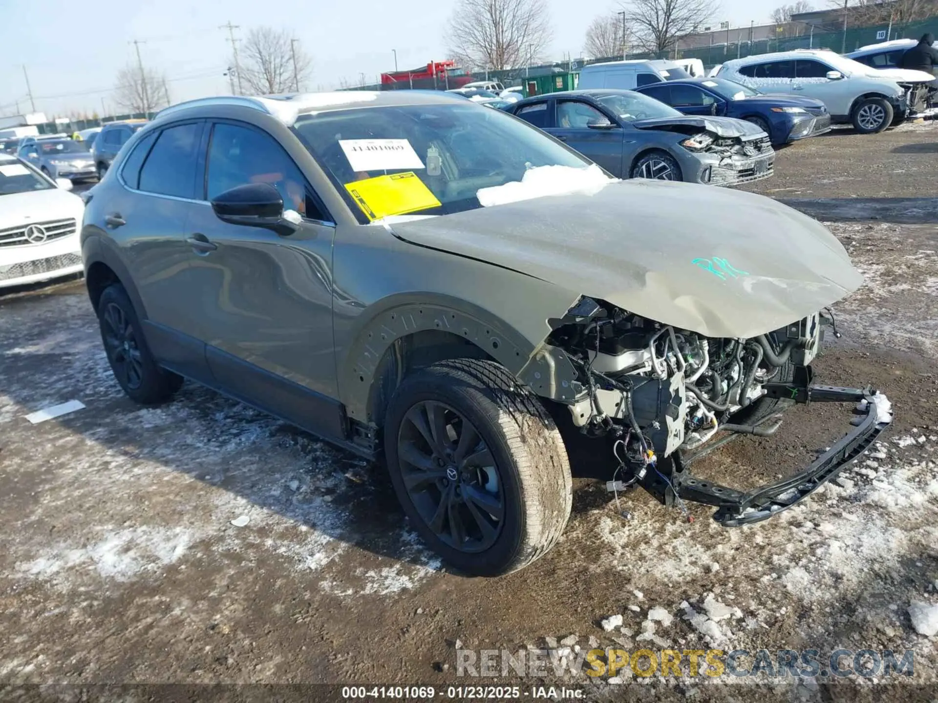 1 Photograph of a damaged car 3MVDMBXY4RM708886 MAZDA CX-30 2024