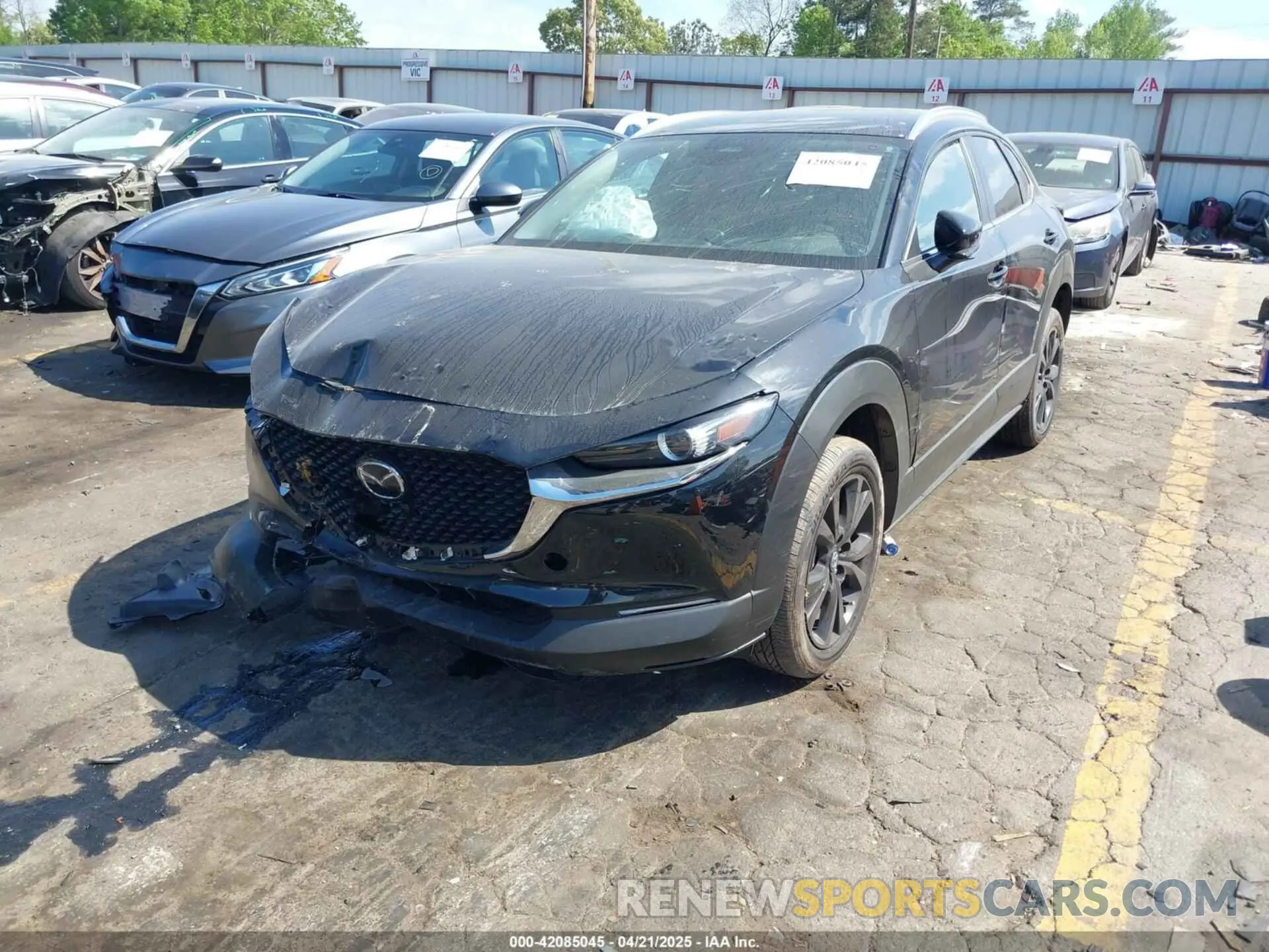 2 Photograph of a damaged car 3MVDMBBM3SM784464 MAZDA CX-30 2025