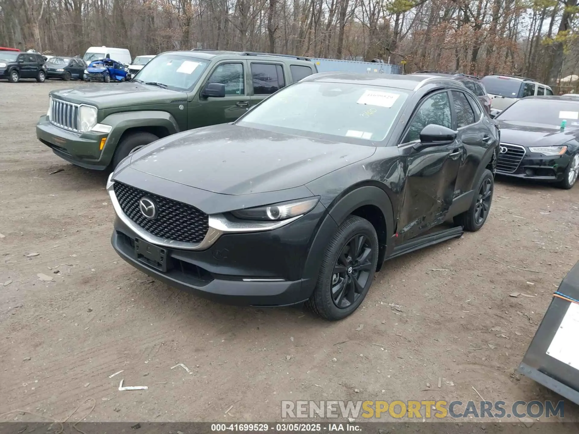 2 Photograph of a damaged car 3MVDMBBM3SM787607 MAZDA CX-30 2025