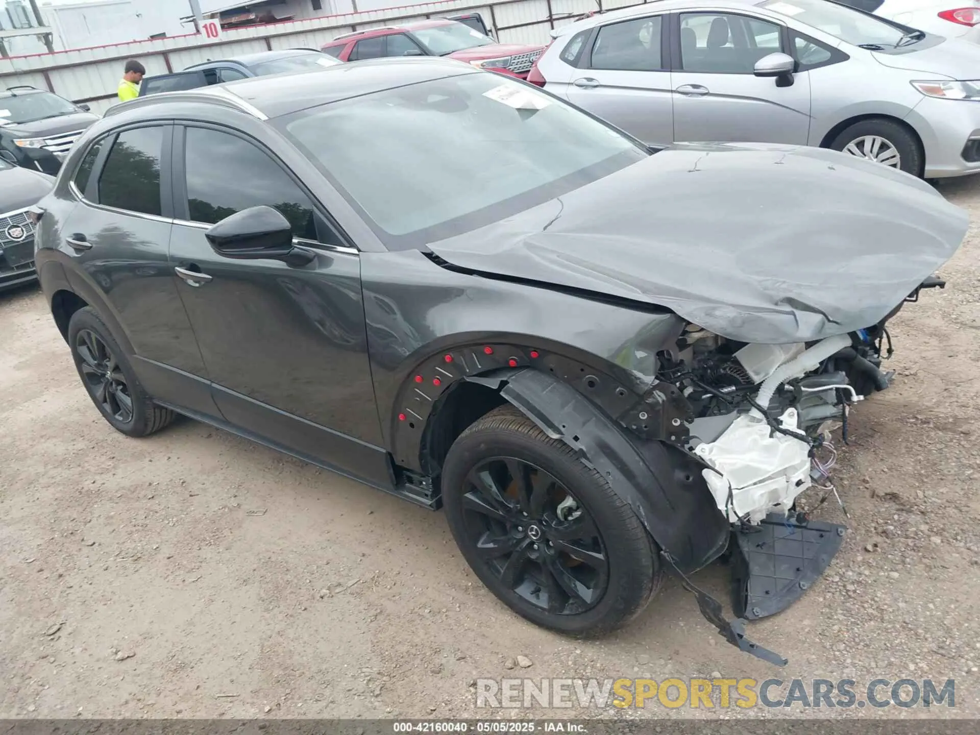 1 Photograph of a damaged car 3MVDMBBM4SM757371 MAZDA CX-30 2025