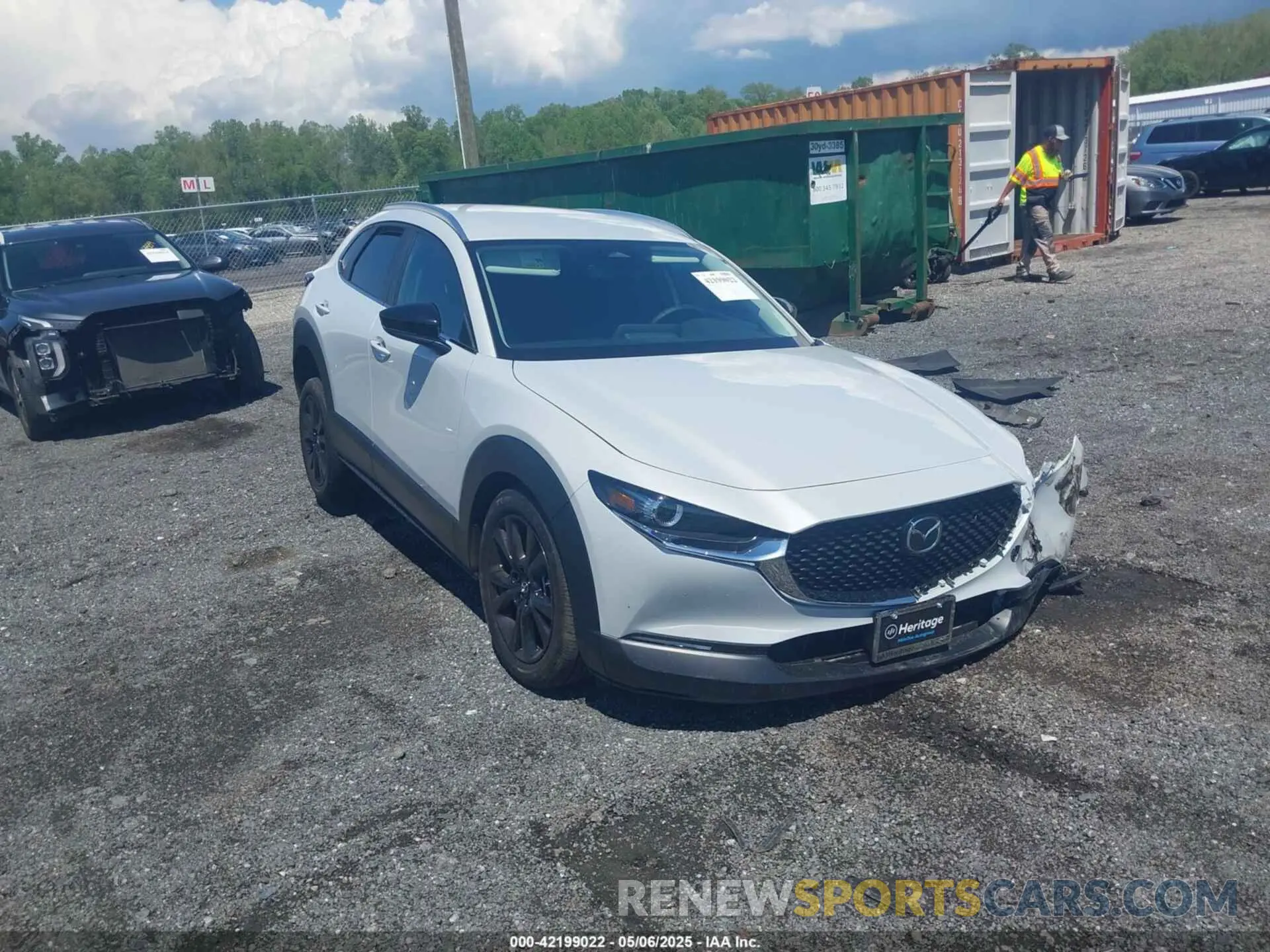 1 Photograph of a damaged car 3MVDMBBM4SM780892 MAZDA CX-30 2025