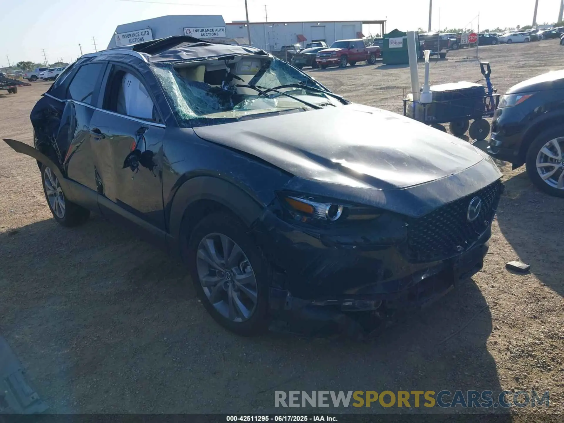 1 Photograph of a damaged car 3MVDMBCM9SM767831 MAZDA CX-30 2025