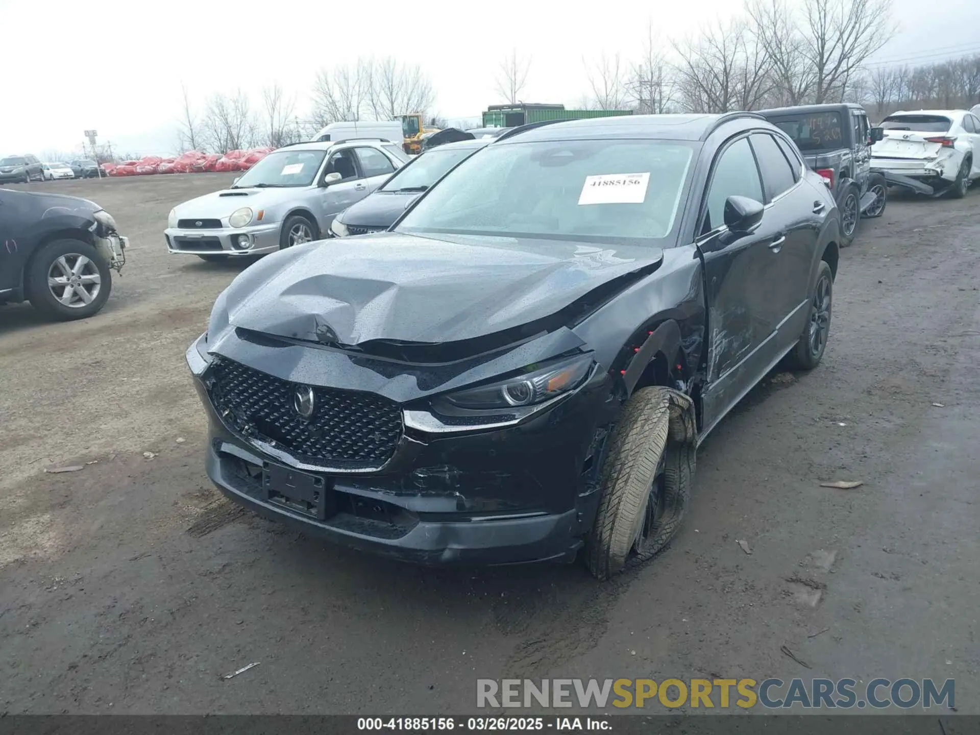 2 Photograph of a damaged car 3MVDMBEY7SM756553 MAZDA CX-30 2025