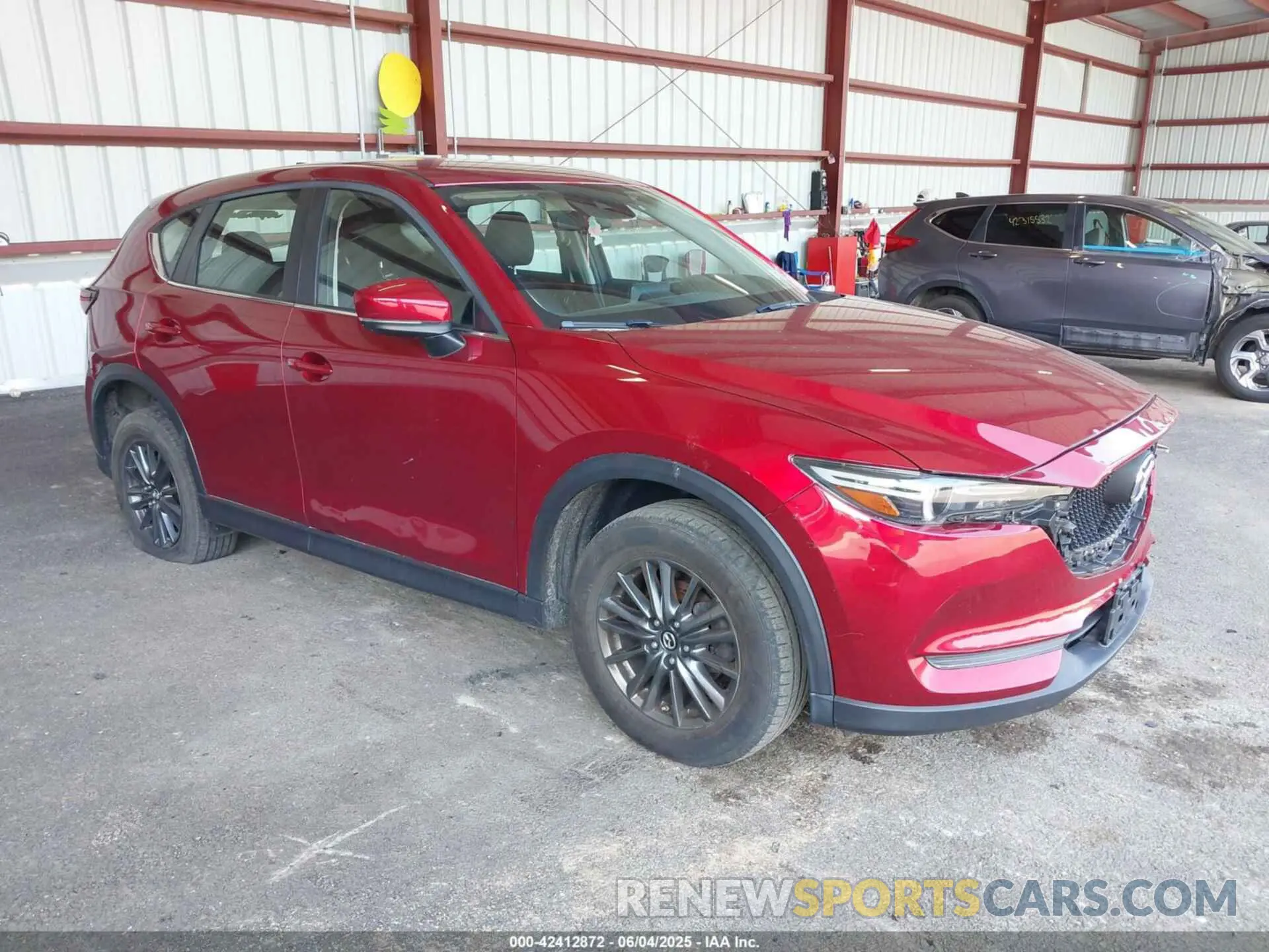 1 Photograph of a damaged car JM3KFABM1K0525592 MAZDA CX-5 2019