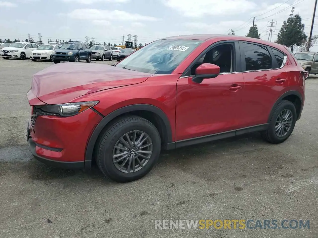 1 Photograph of a damaged car JM3KFABM3K1643007 MAZDA CX-5 2019