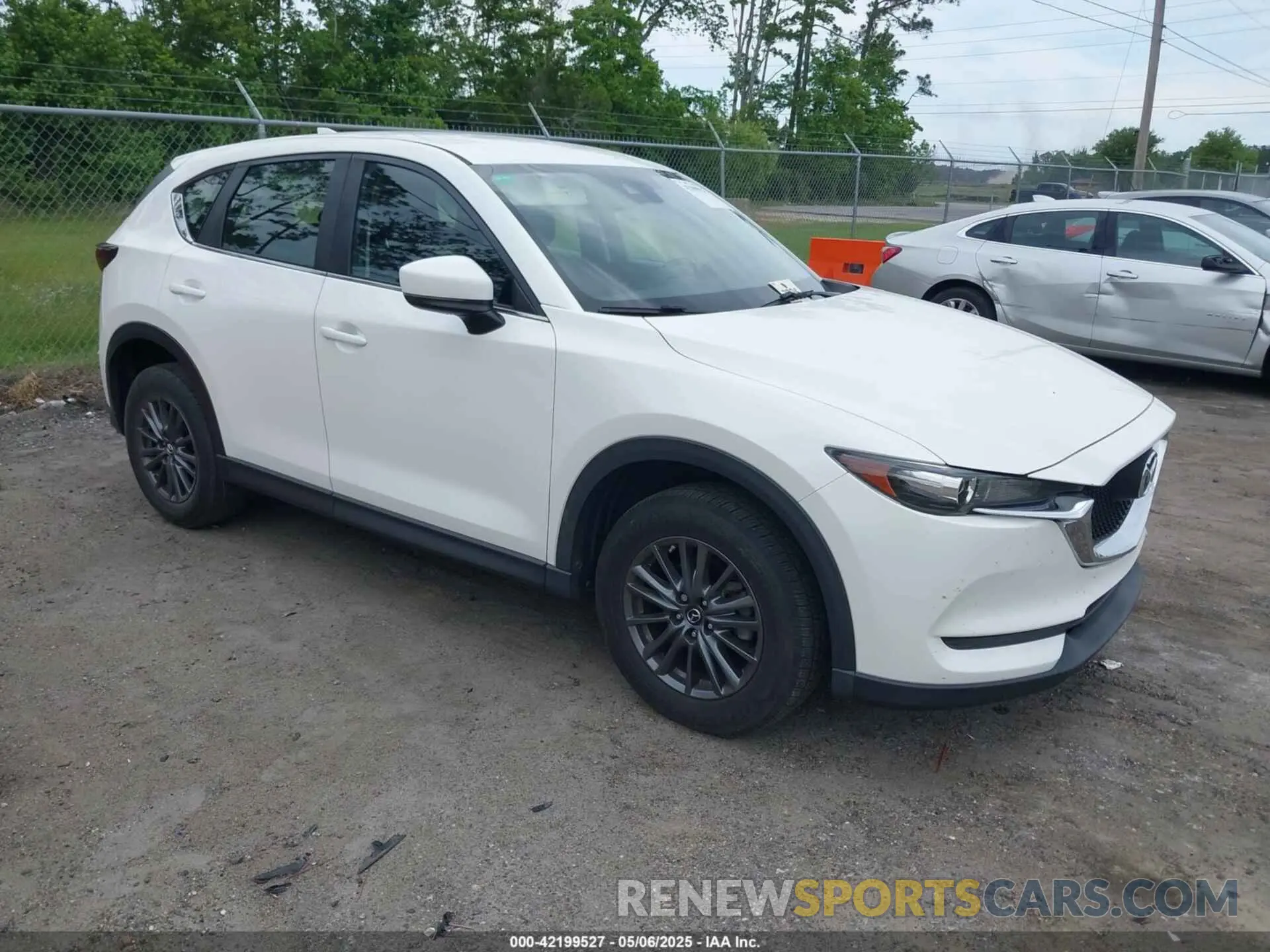 1 Photograph of a damaged car JM3KFABM4K0580263 MAZDA CX-5 2019