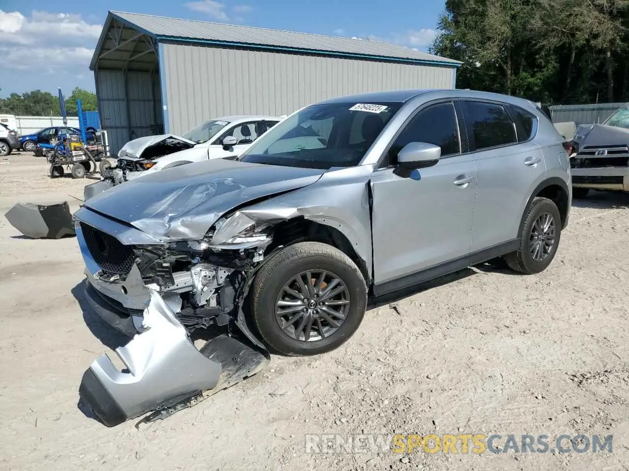 1 Photograph of a damaged car JM3KFABM4K0663286 MAZDA CX-5 2019