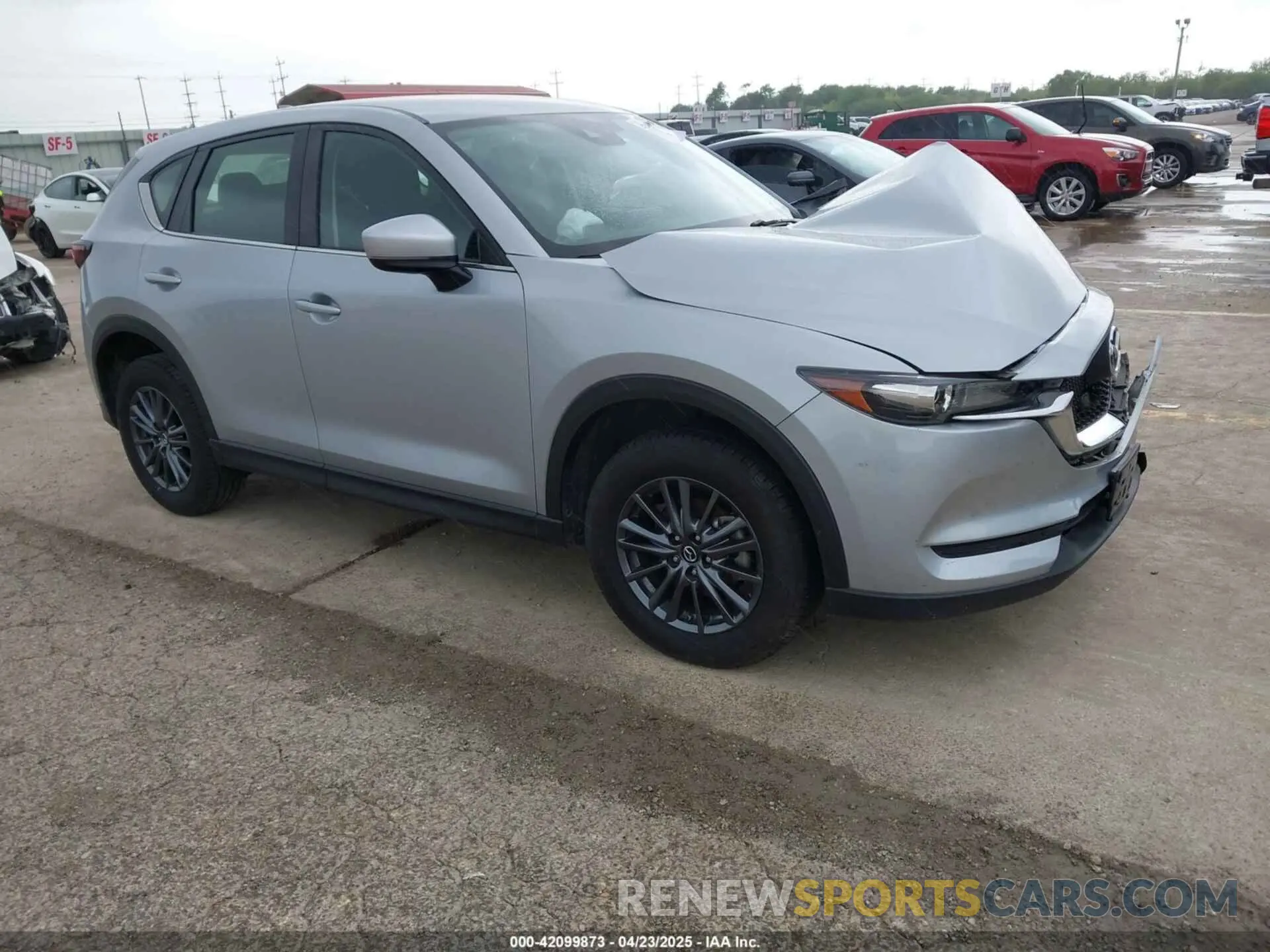 1 Photograph of a damaged car JM3KFABM7K0677571 MAZDA CX-5 2019