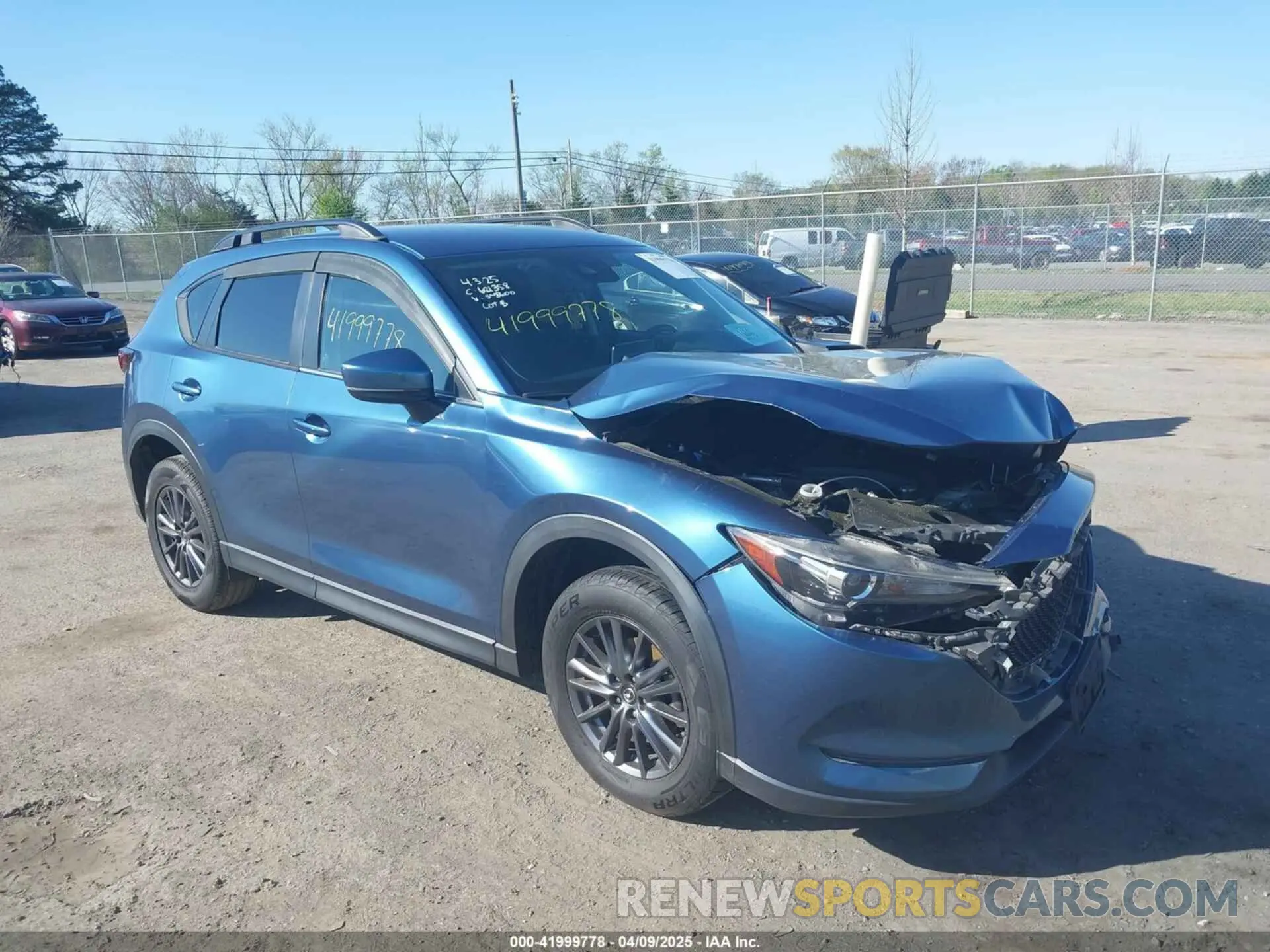 1 Photograph of a damaged car JM3KFABM9K1548600 MAZDA CX-5 2019