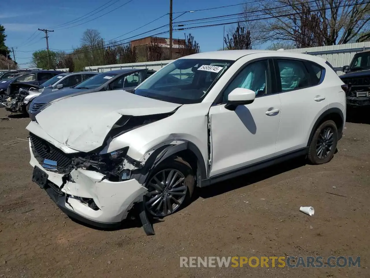 1 Photograph of a damaged car JM3KFABM9K1590538 MAZDA CX-5 2019