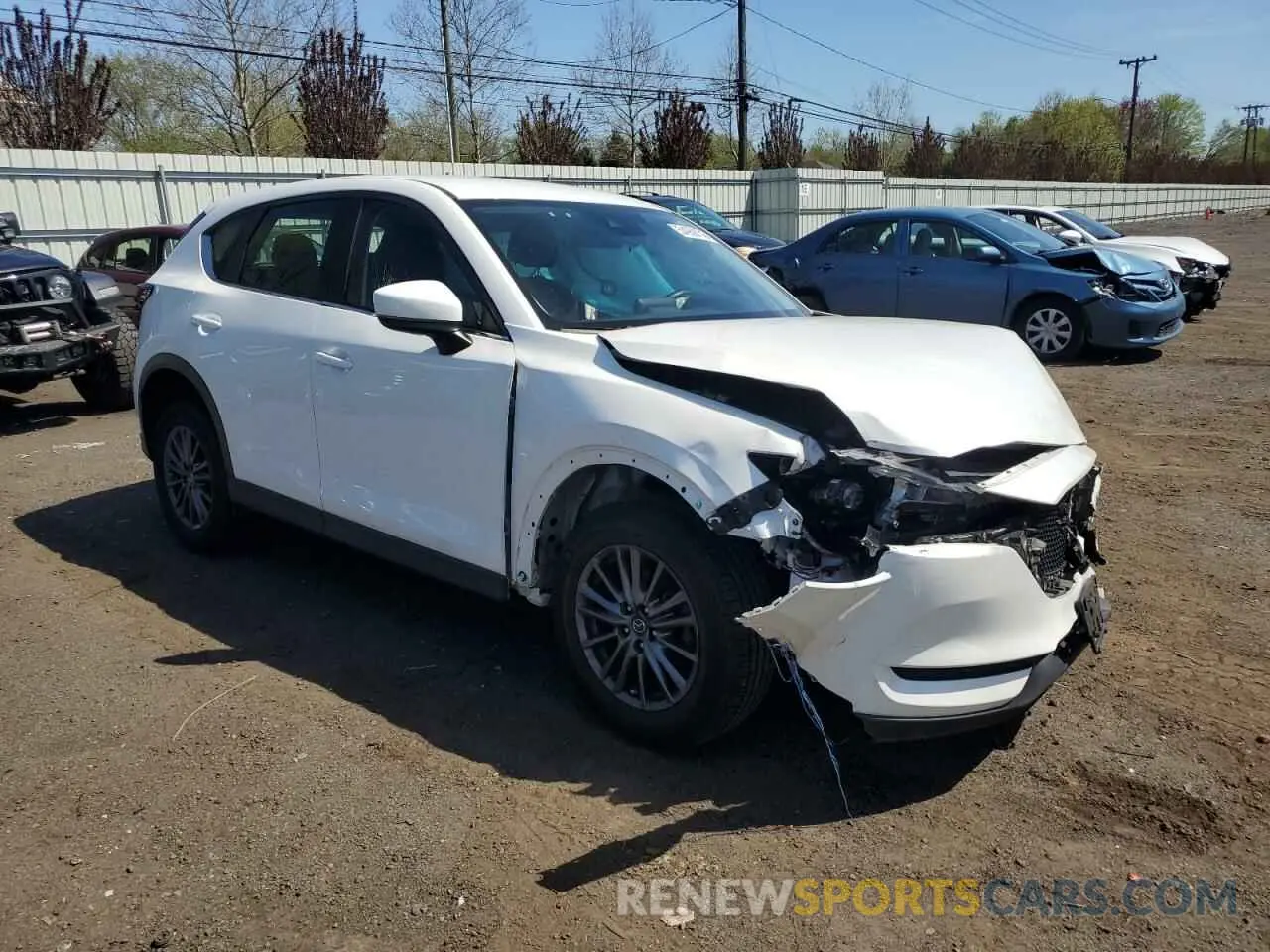 4 Photograph of a damaged car JM3KFABM9K1590538 MAZDA CX-5 2019