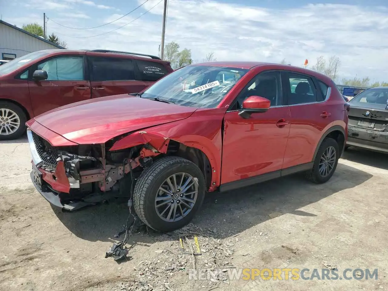 1 Photograph of a damaged car JM3KFABMXK0523419 MAZDA CX-5 2019