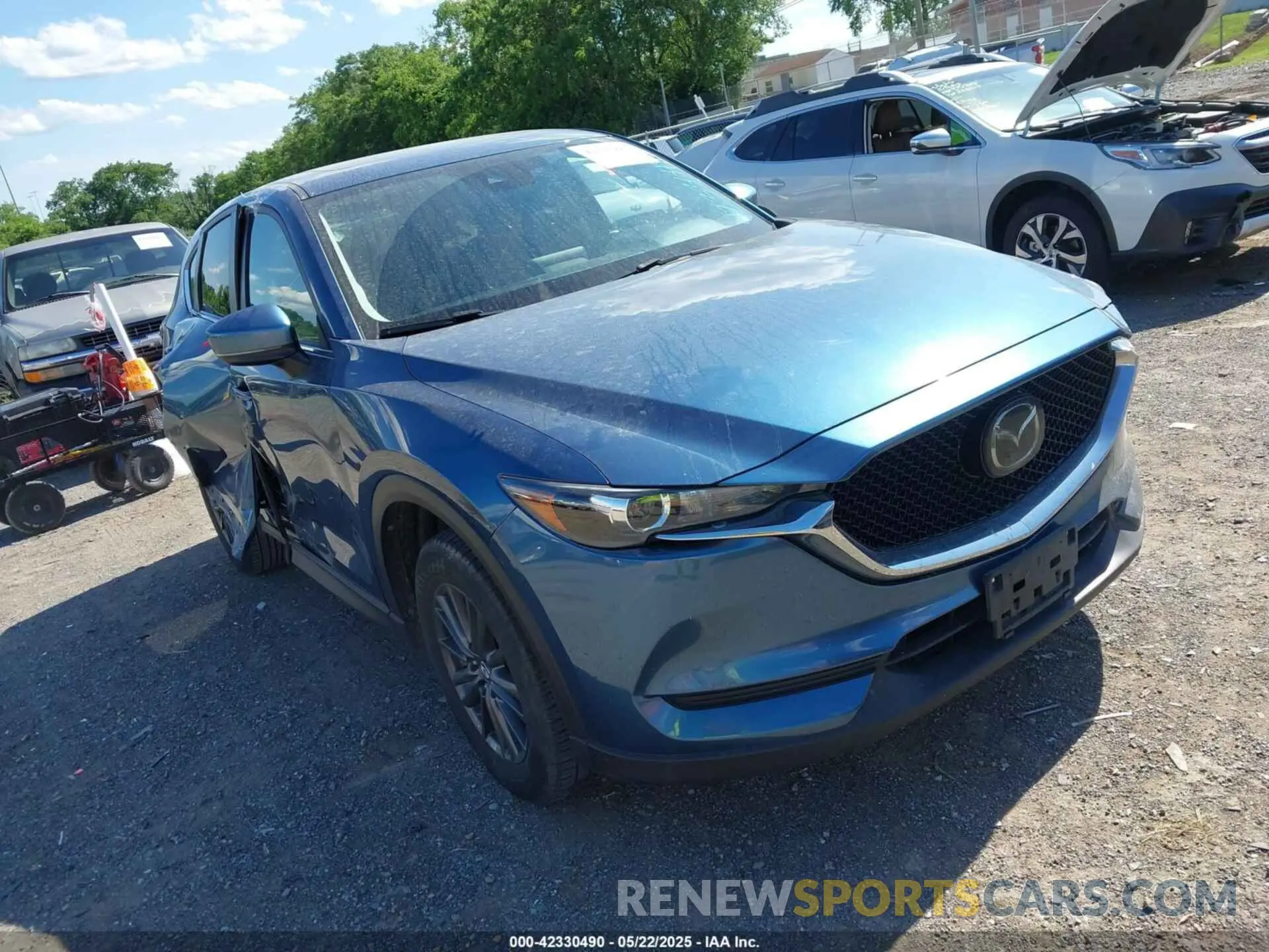 1 Photograph of a damaged car JM3KFACM0K0542527 MAZDA CX-5 2019