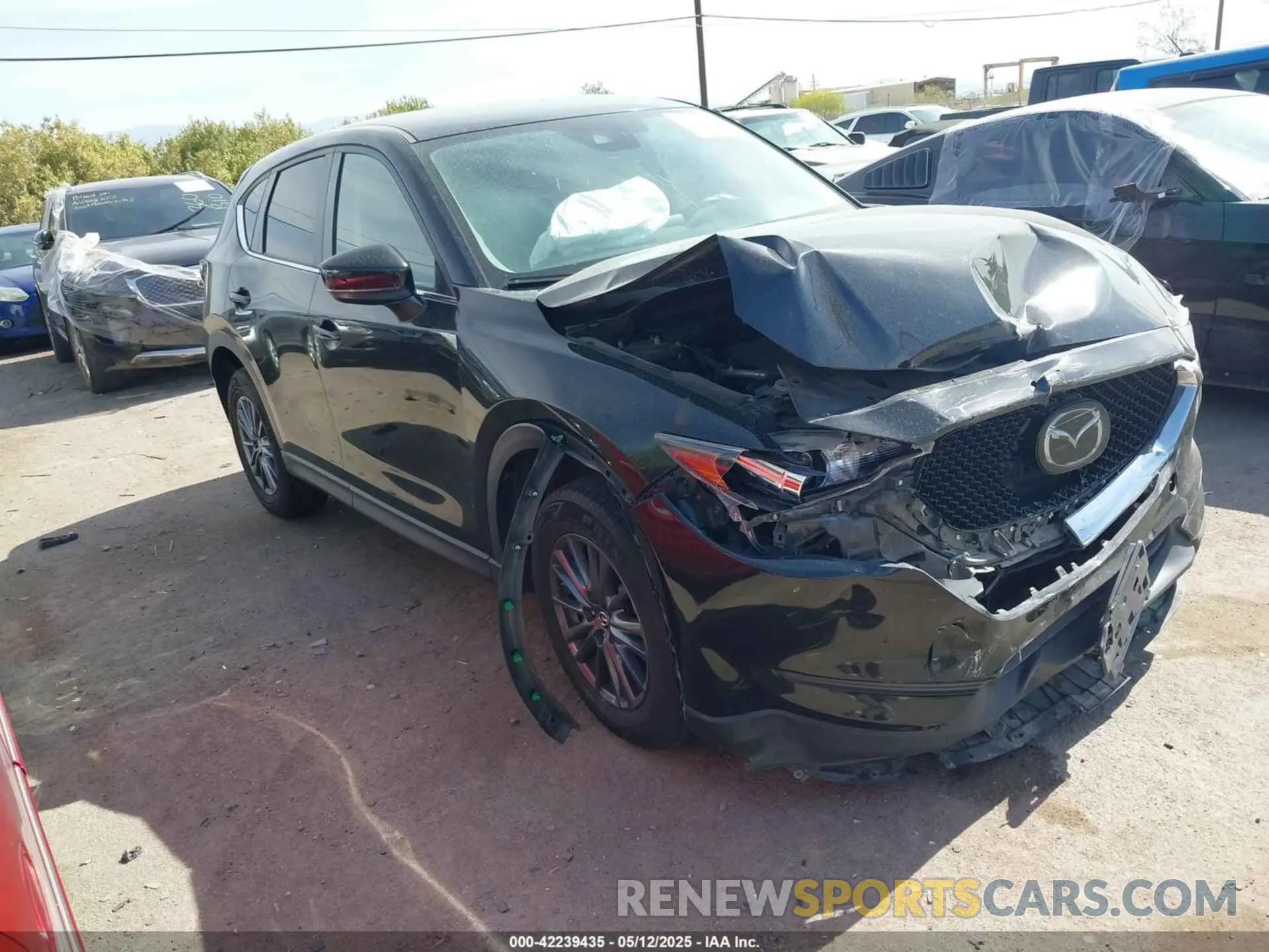 1 Photograph of a damaged car JM3KFACM0K1576817 MAZDA CX-5 2019