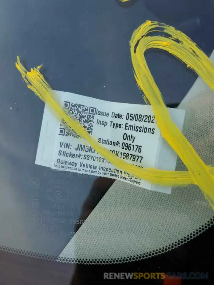 13 Photograph of a damaged car JM3KFACM0K1587977 MAZDA CX-5 2019