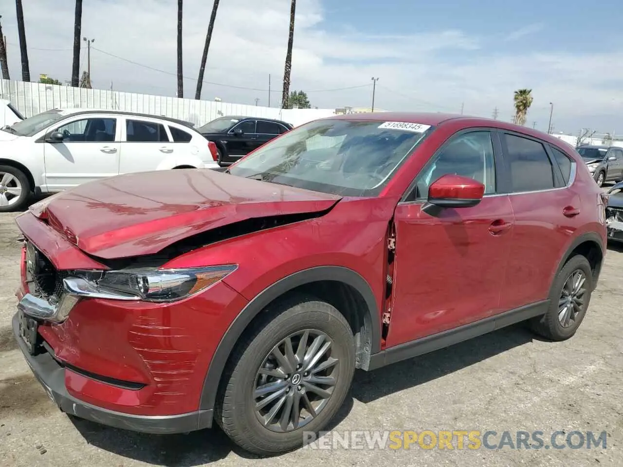 1 Photograph of a damaged car JM3KFACM0K1657865 MAZDA CX-5 2019